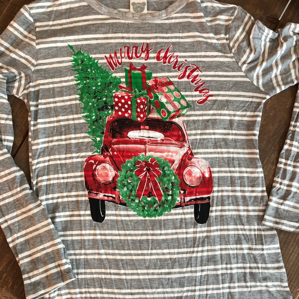 Merry Christmas long sleeve top